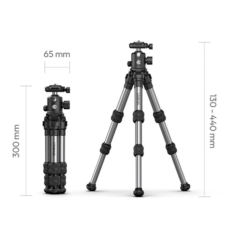 Ulanzi TT30 Portable Travel Tripod with Ball Head (T095)