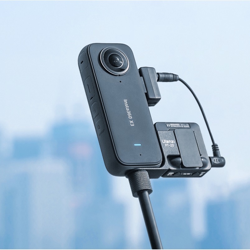 Insta360 X3 Mic Adapter to use with 3.5mm External Microphone