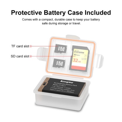 KingMa LP-E17 Half Decoded Battery / Battery with Type-C Port (For Canon)