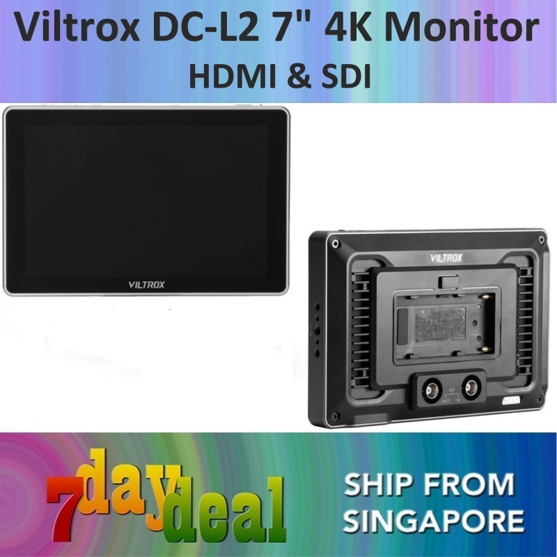 Viltrox DC-L2 HDMI / SDI On-Camera 7" Field Monitor (600 Nit and Touch Screen)