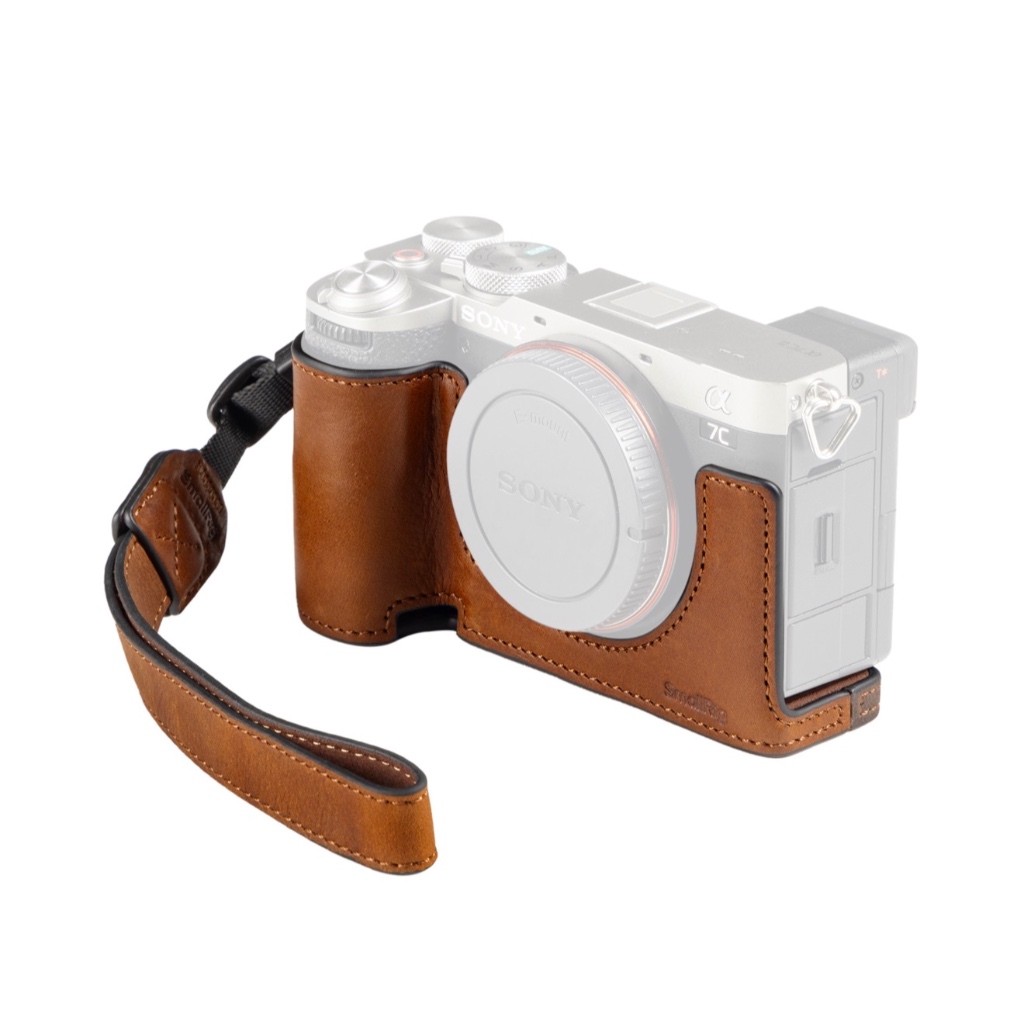 SmallRig Leather Case Kit For Sony A7C II / A7CR Camera (Brown 5015)