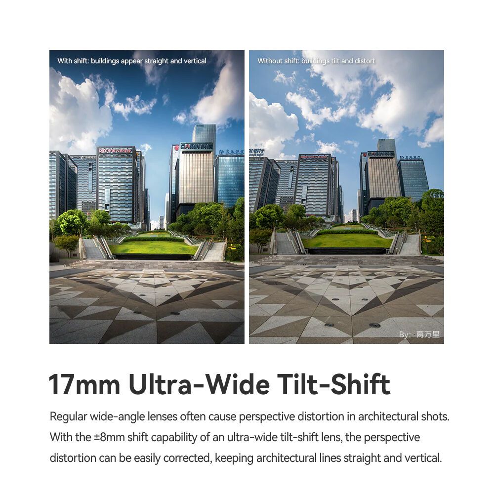 TTArtisan 17mm F/4 Tilt Shift Lens (GFX / E FE Mount)