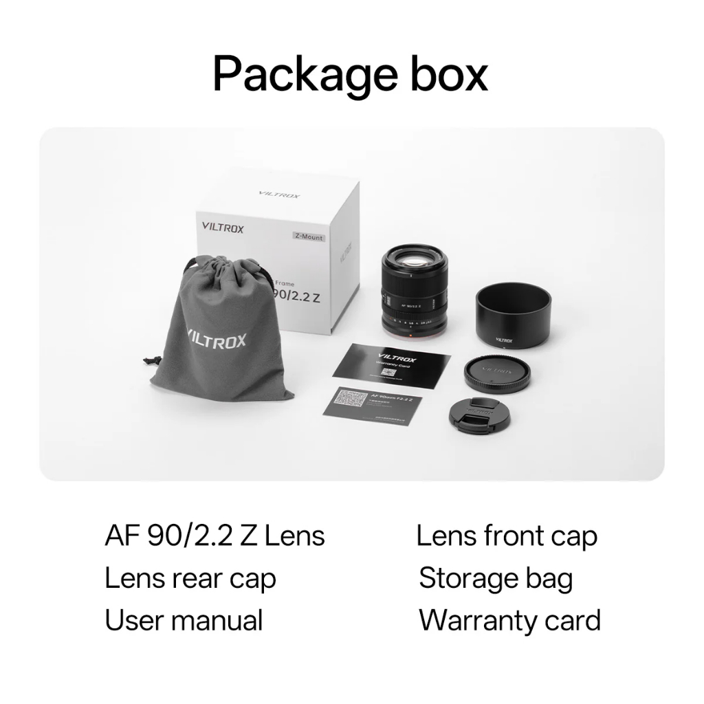 Viltrox AF 90mm F/2.2 EVO APS-C Lens (Fujifilm X / Nikon Z / Sony E Mount)