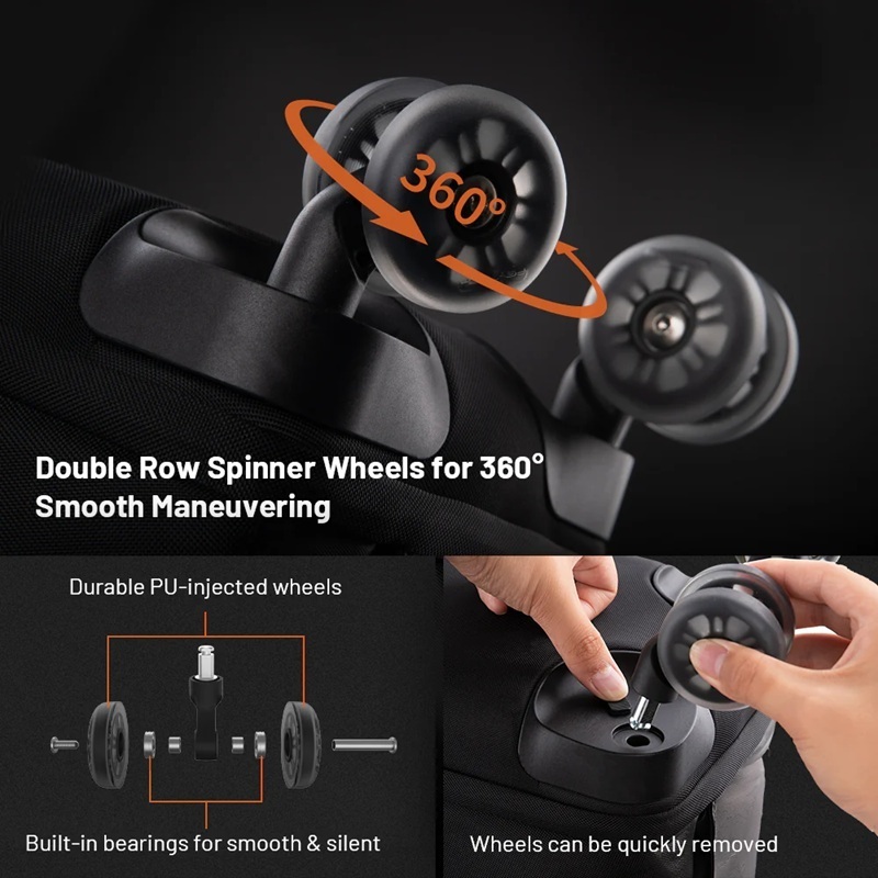 PGYTECH Roller Camera Backpack – Space Black