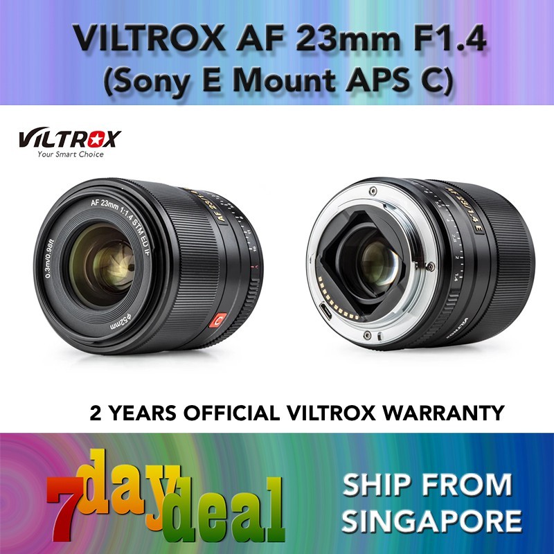 Viltrox AF 23mm F/1.4 APS-C Lens (E Mount)