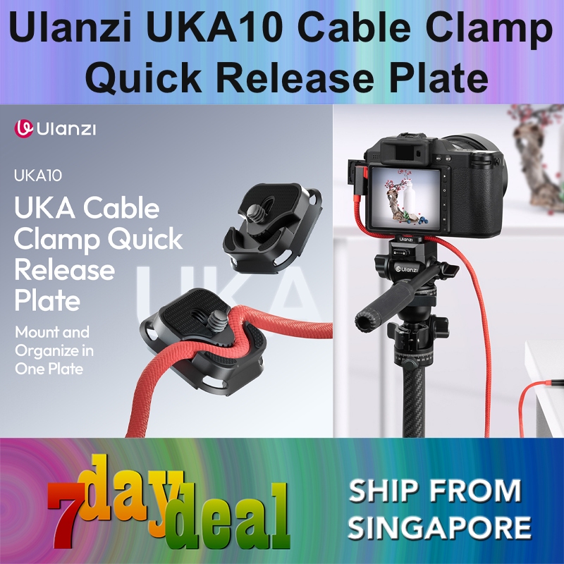 Ulanzi UKA10 Uka Cable Clamp Quick Release Plate (C079)