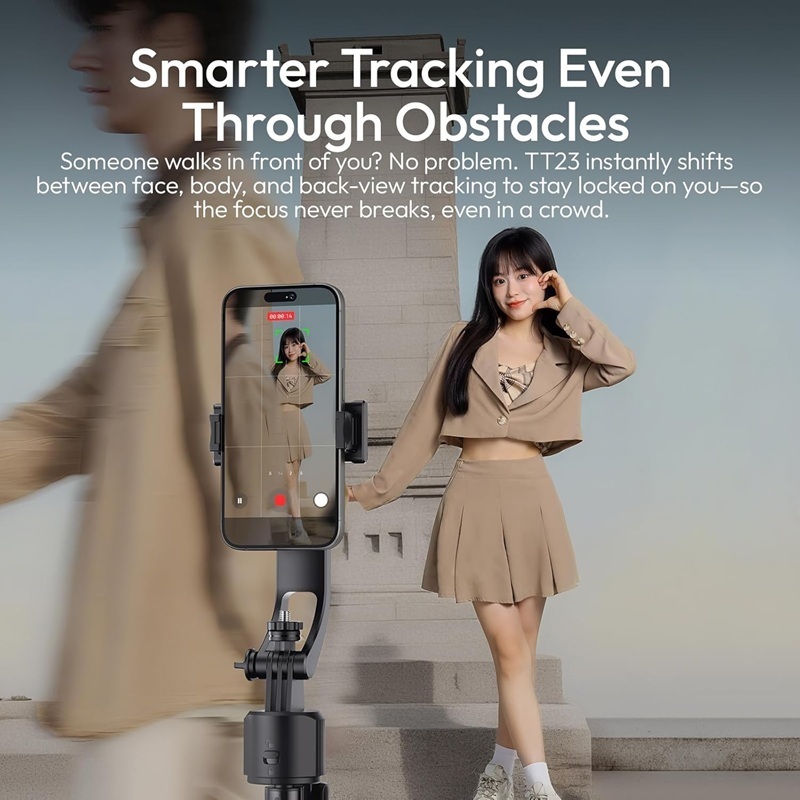 Ulanzi TT23 Auto-Tracking Selfie Stick Tripod (T168)