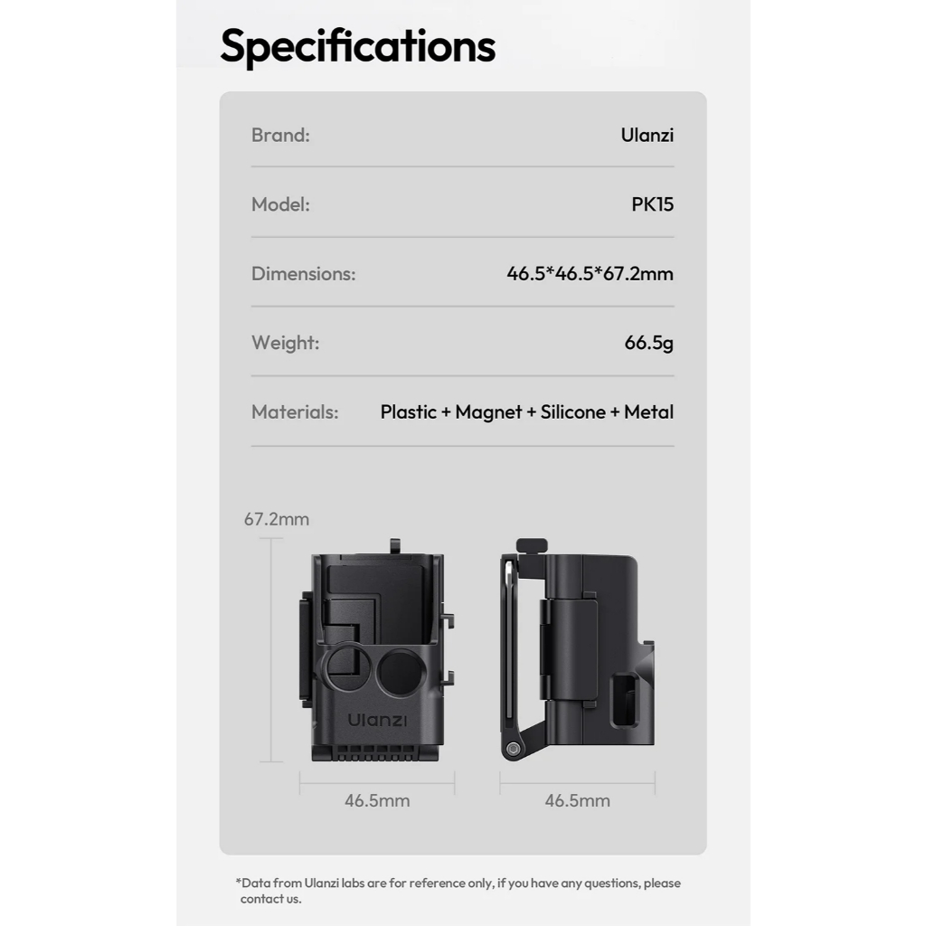 Ulanzi PK15 Pocket 3 Magnetic Mount (C068)