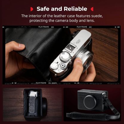 SmallRig Leather Case Kit for Fujifilm X100VI (Black 5622 / Brown 4558)