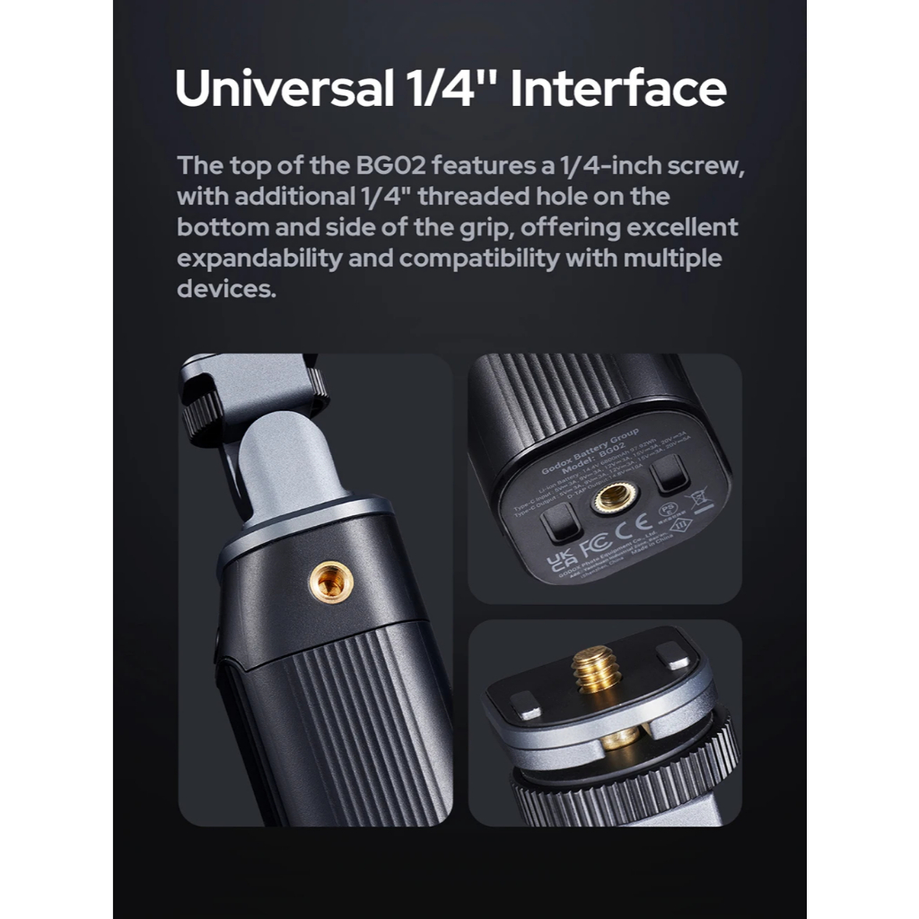 Godox BG02 Battery Grip (For AD200 series / AD300 series / ML series)