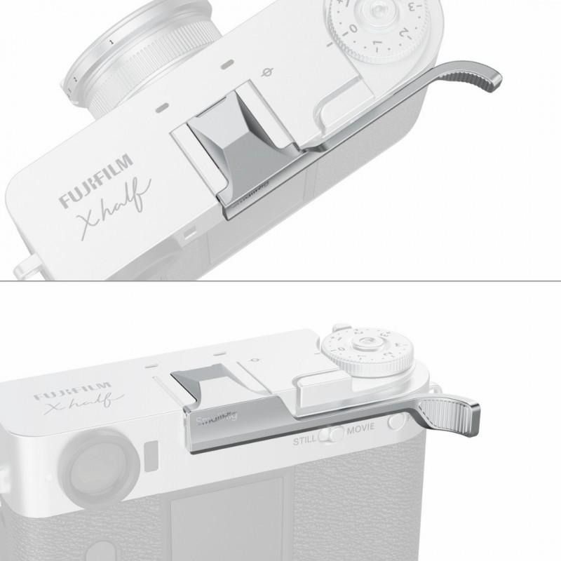 SmallRig Thumb Grip for FUJIFILM X half Camera (Black 5222 / Charcoal Silver 5333 / Silver 5221)