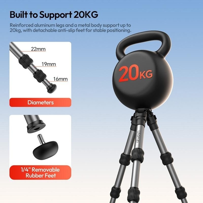 Ulanzi TT30 Portable Travel Tripod with Ball Head (T095)