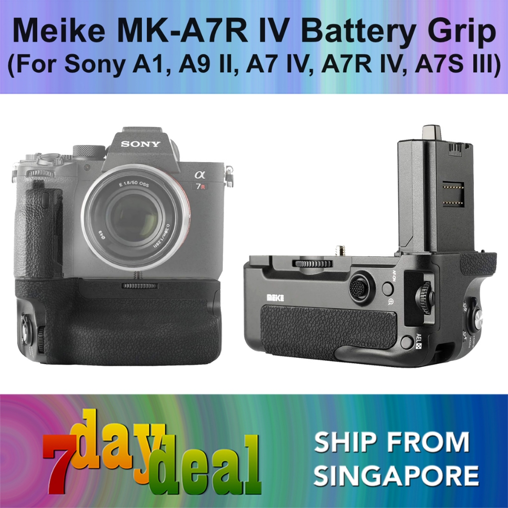 Meike MK-A7R IV Battery Grip (For Sony A1 / A9 II / A7 IV / A7R IV / A7S III)