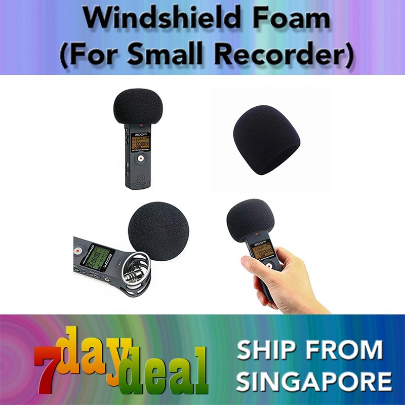 HoliCRAFT Windshield Foam for Small and Big Recorder