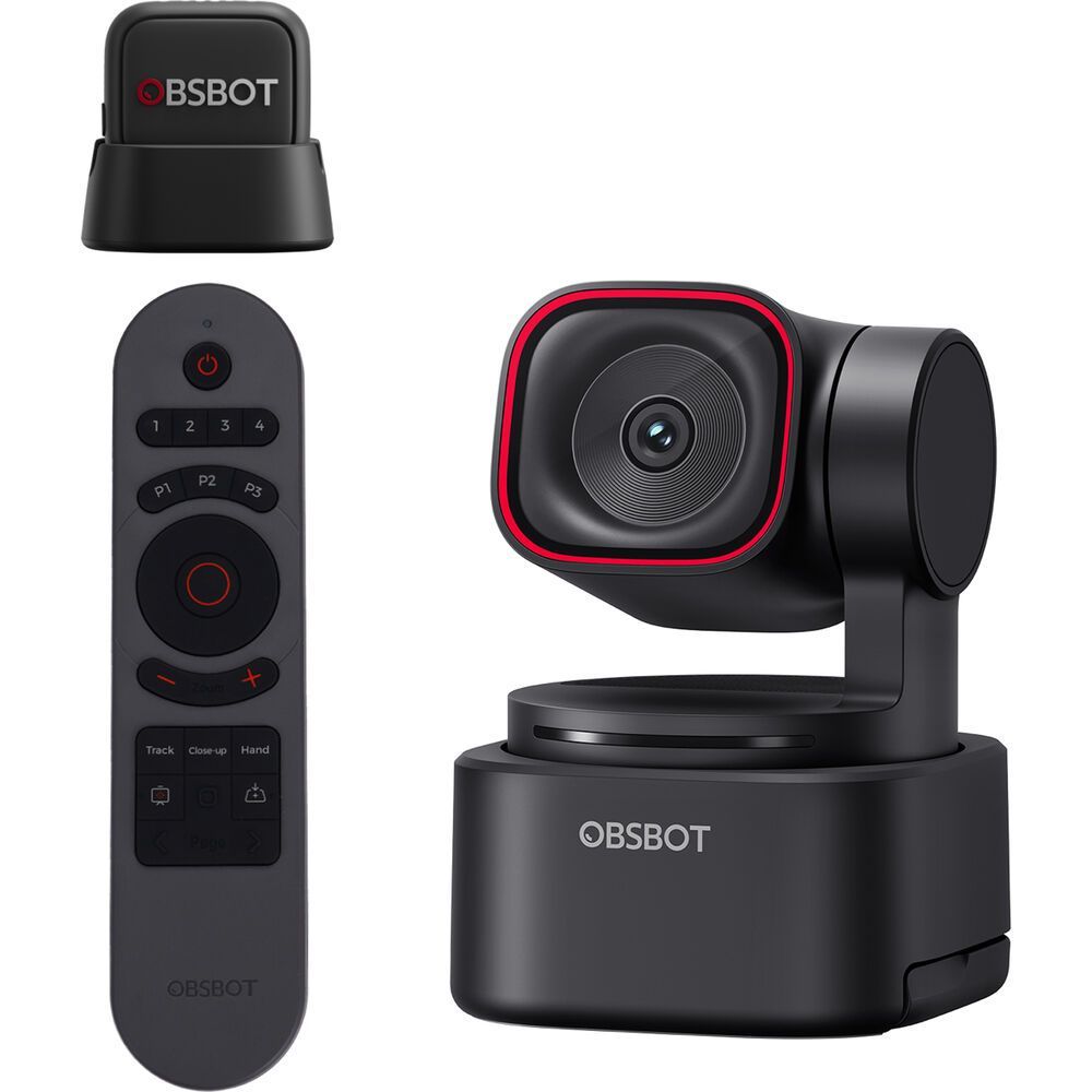 OBSBOT Tiny 3 Lite AI-Powered PTZ 4K Webcam