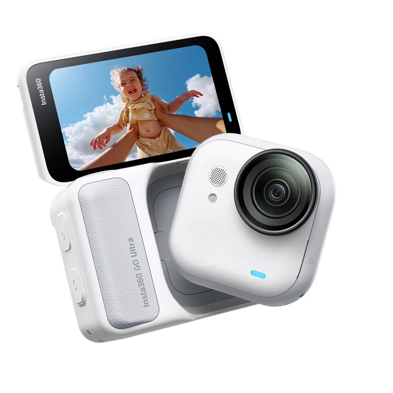 Insta360 GO Ultra Action Camera (Midnight Black / Arctic White