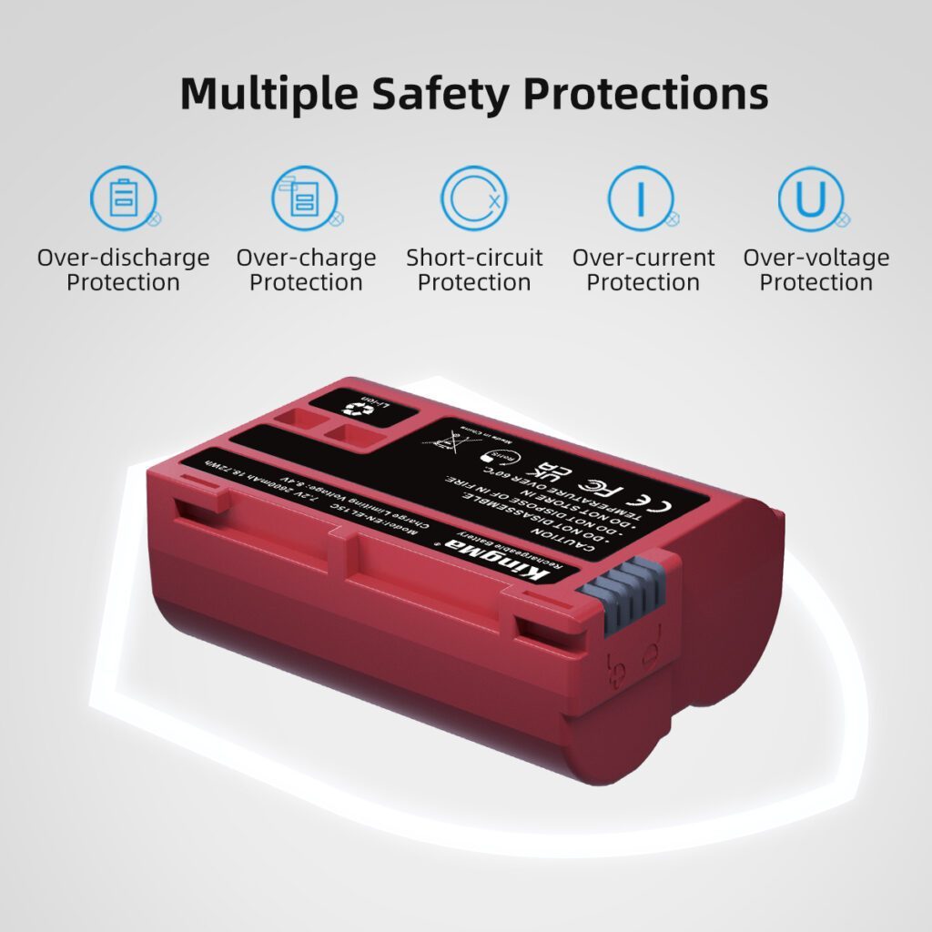 KingMa EN-EL15 / EN-EL15C (2400mAh / 2600mAh) Battery (For Nikon Z5 / Z6 / Z7 / Z6II / Z7II etc)