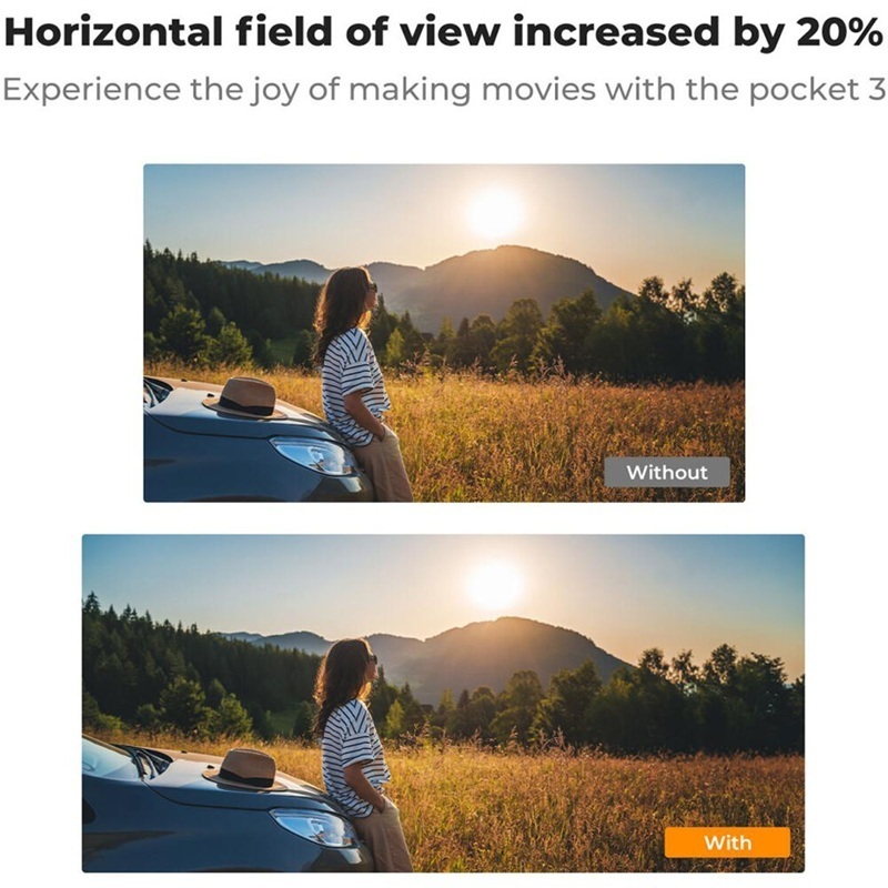 K&F Anamorphic Lens (For DJI Osmo Pocket 3)