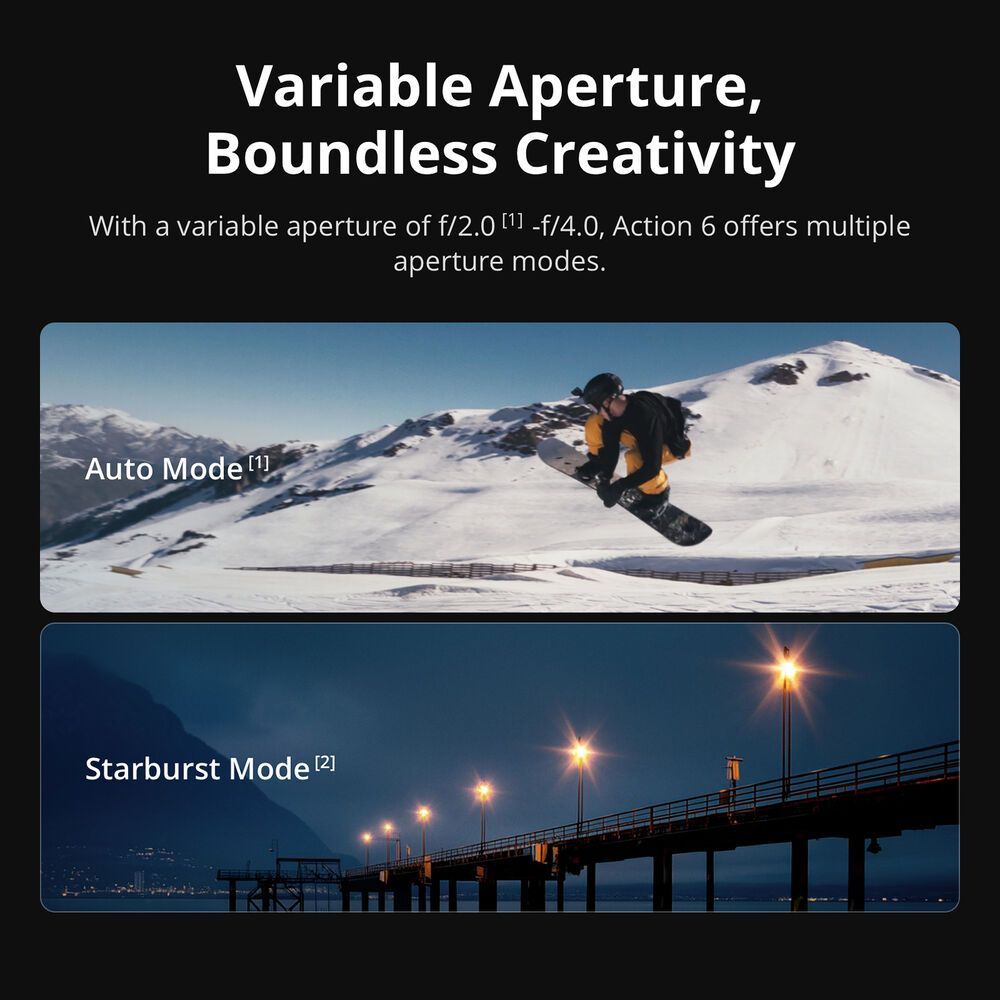 DJI Osmo Action 6 Action Camera (Standard / Adventure Combo)