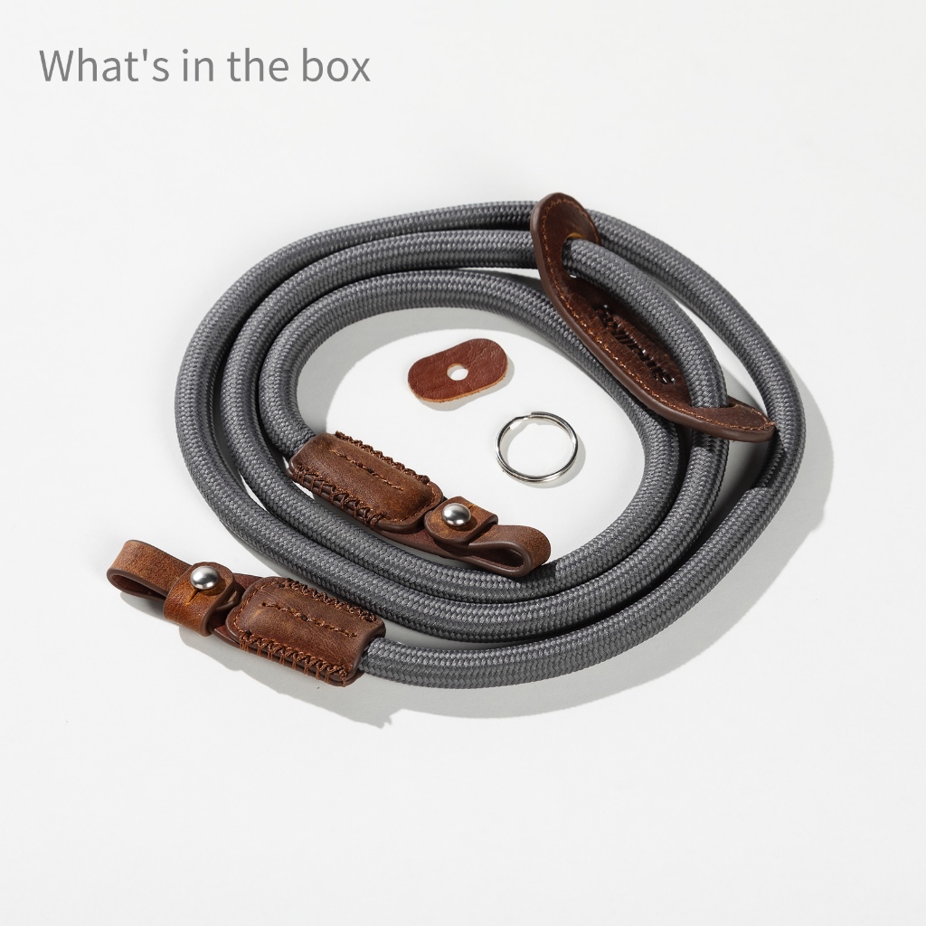 SmallRig Camera Braided Rope Shoulder Strap (Black 4882 / Gray 5057 / Green 5056)