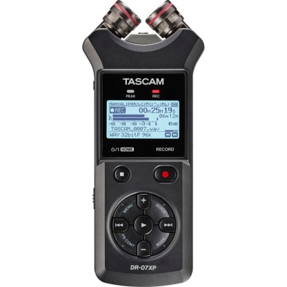 Tascam DR-07XP 32-Bit Float Stereo Portable Handheld Field Recorder