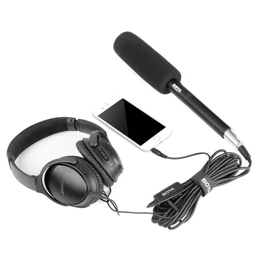 BOYA BY-BCA6 (XLR to 3.5mm TRRS Plug Microphone Cable for Smartphone)