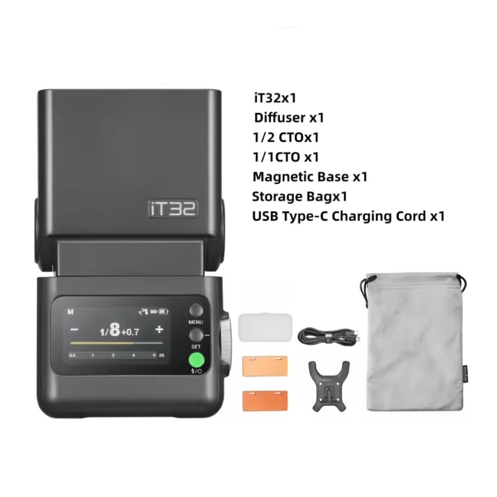 Godox iT32 & X5 iFlash Camera Flash + Trigger System (Canon / Nikon / Sony / Fujifilm / Olympus)