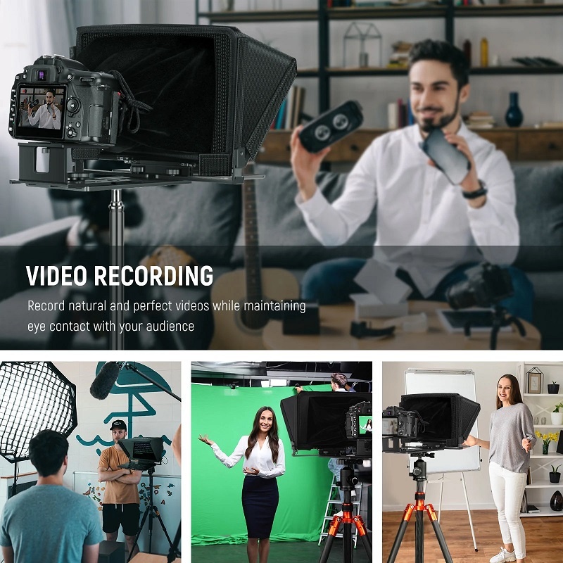 Neewer X12 12" Tablet Teleprompter (For 12” Tablet's width up to 22cm)