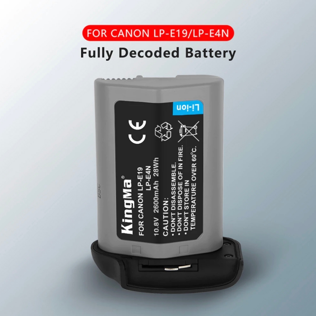 KingMa LP-E19 / LP-E4N Fully Decoded Battery (For Canon)
