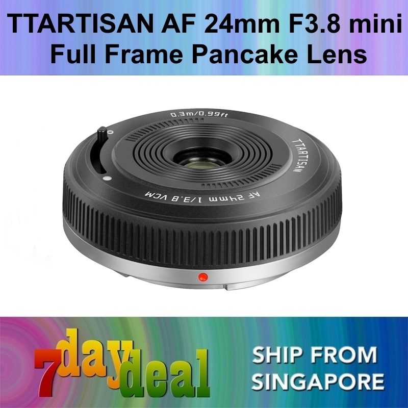 TTArtisan AF 24mm F3.8 Mini Full Frame Pancake Lens (Sony E / Nikon Z Mount)