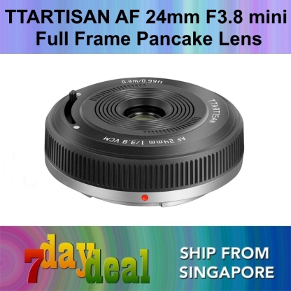 TTArtisan AF 24mm F3.8 Mini Full Frame Pancake Lens (Sony E / Nikon Z Mount)