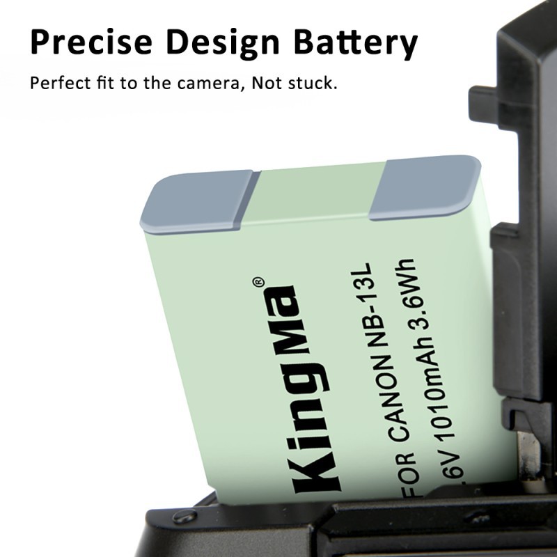 KingMa NB-13L Li-Ion Battery (For Canon G1X G5X G7X G7X G9X SX720 SX620 II III)