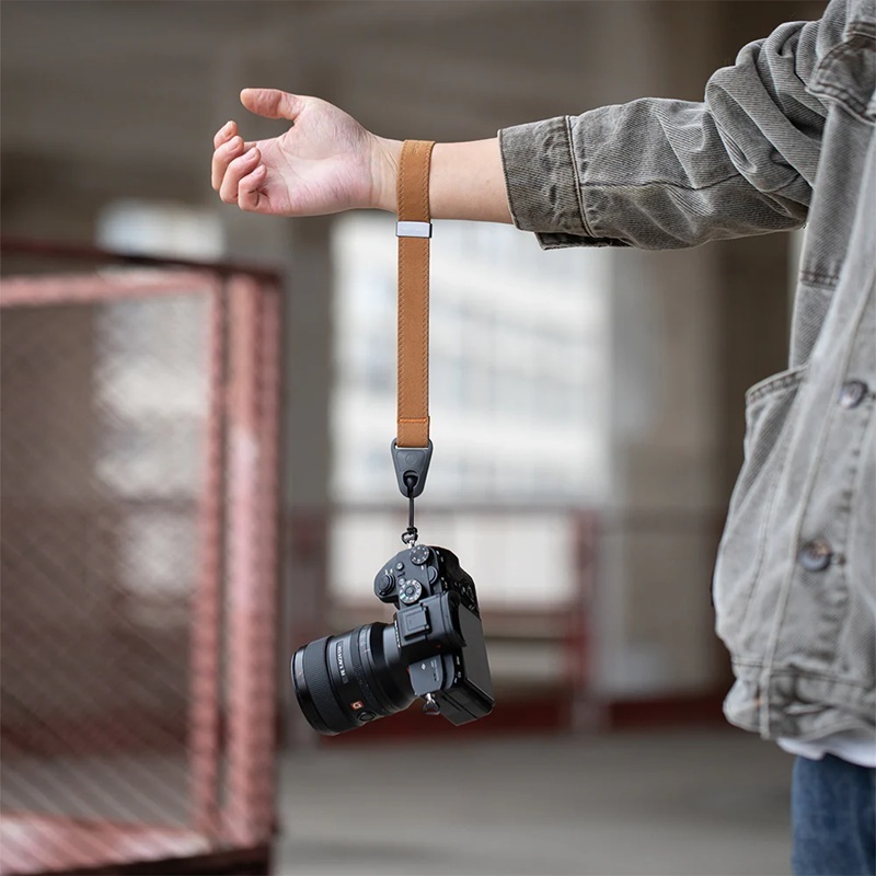 PGYTECH Camera Wrist Strap (Brown / Green / Grey)