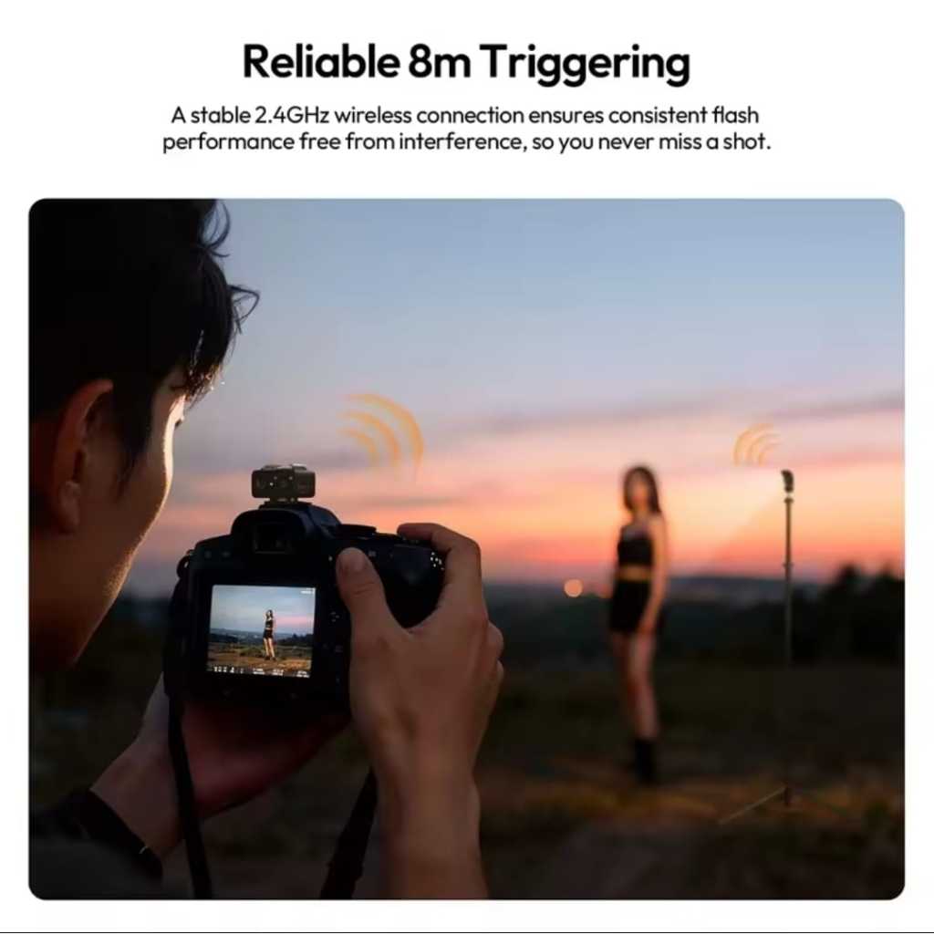 Ulanzi LA10 Mini Wireless TX/RX Flash Trigger (C059)