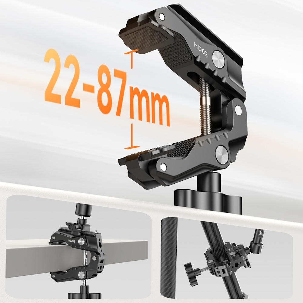 Ulanzi HD02 10 inch Magic Arm Kit with Crab Clamp (T098 / T099)