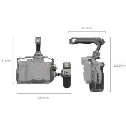 SmallRig HawkLock Quick Release Advanced Cage Kit for Sony A7R V / A7 IV / A7S III (4539)