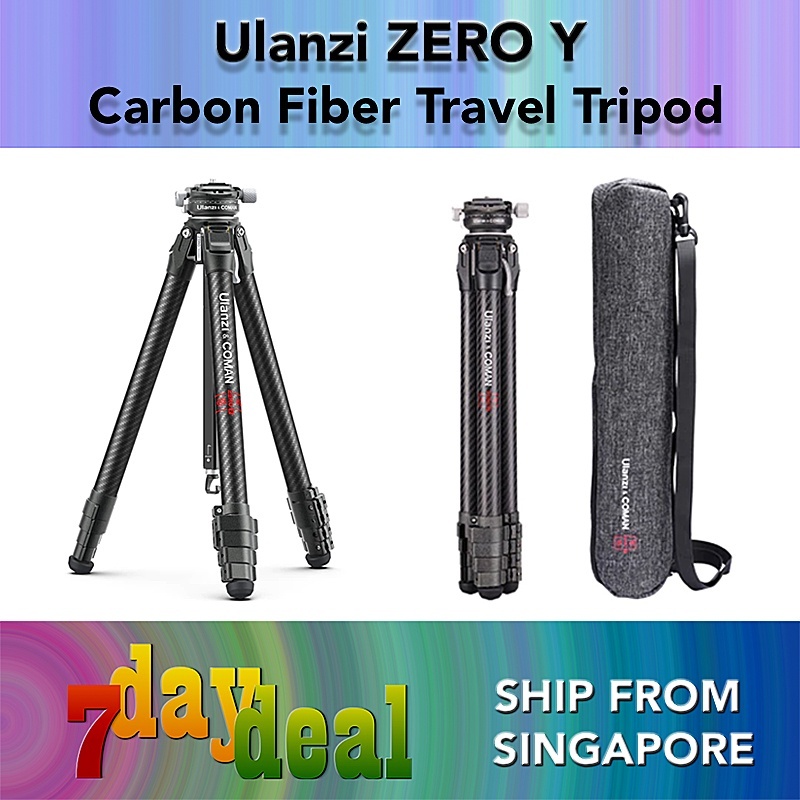 Ulanzi & COMAN Zero-Y Travel Tripod (Zero Y Carbon Fibre / Fiber)