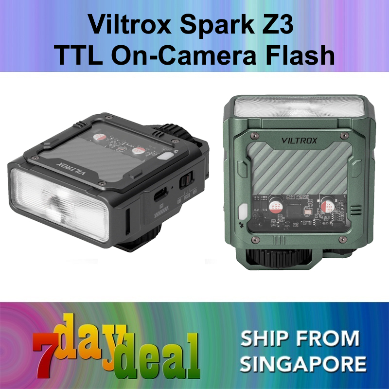Viltrox Spark Z3 TTL On-Camera Flash (Gray / Green) (C / F / N / S Mount)