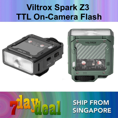 Viltrox Spark Z3 TTL On-Camera Flash (Gray / Green) (C / F / N / S Mount)