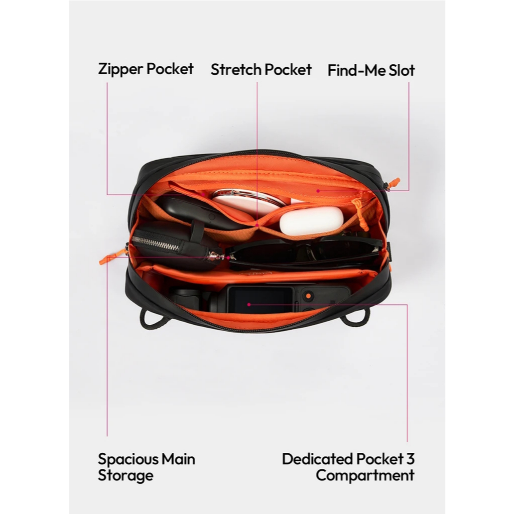 Ulanzi YY08 TechLite Sling Bag 2L (Black B175 or Gray B176)