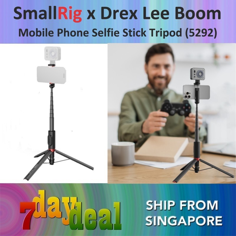 SmallRig x Drex Lee Boom Selfie Stick ST30 Lite Tripod