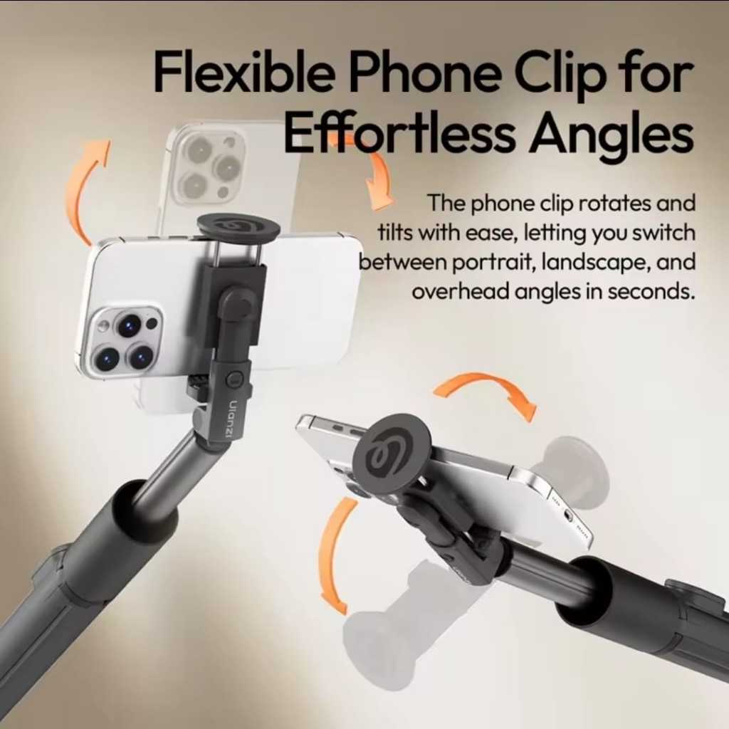 Ulanzi MT86 Automatic Quick Release Mobile Phone Selfie Stick Tripod (S023)