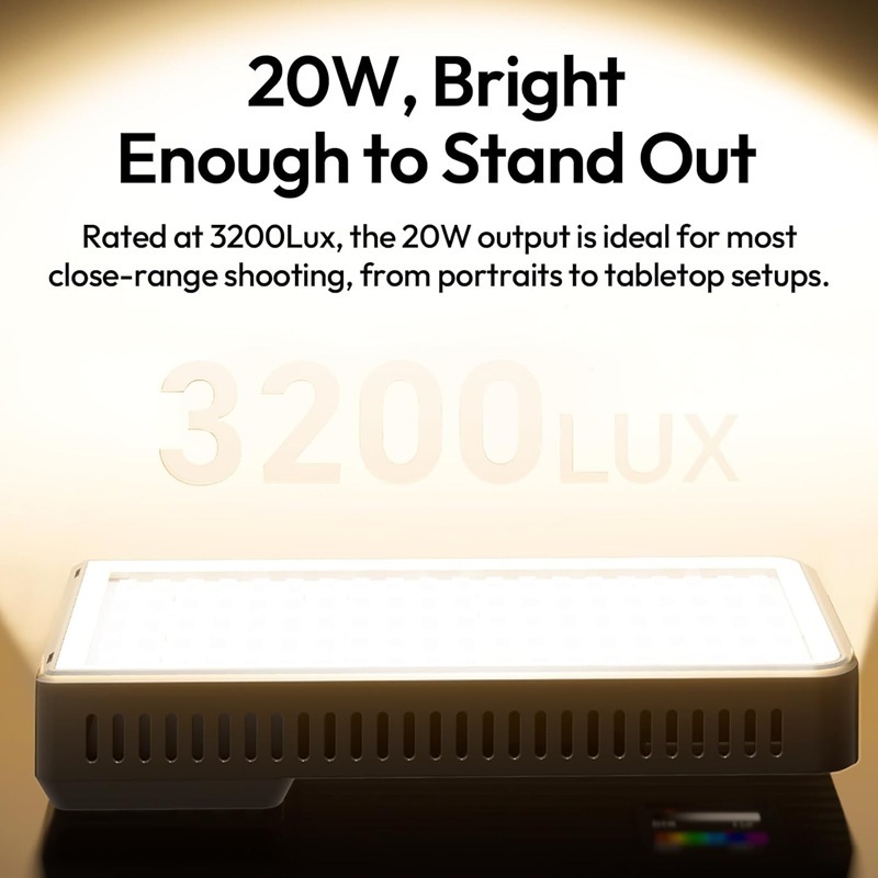 Ulanzi K20 - 20W RGB Panel Light (L207)