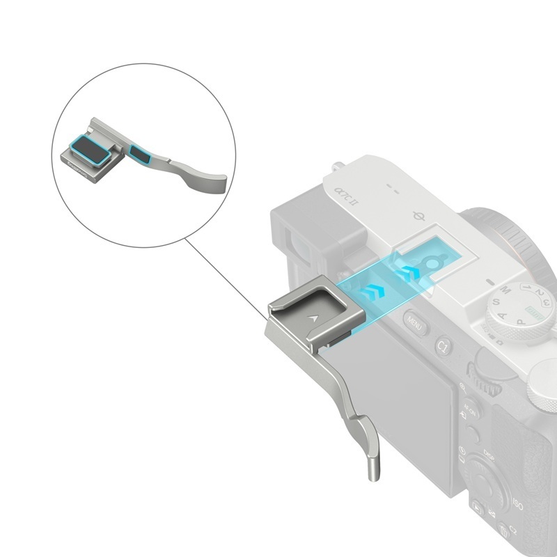 SmallRig Thumb Grip Silver (4818) / Black (4820) for Sony A7C II / A7CR