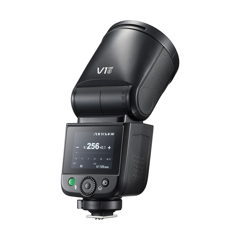 Godox V1mid TTL Li-ion Round Head Camera Flash (Canon / Fujifilm / Nikon / Olympus / Sony)