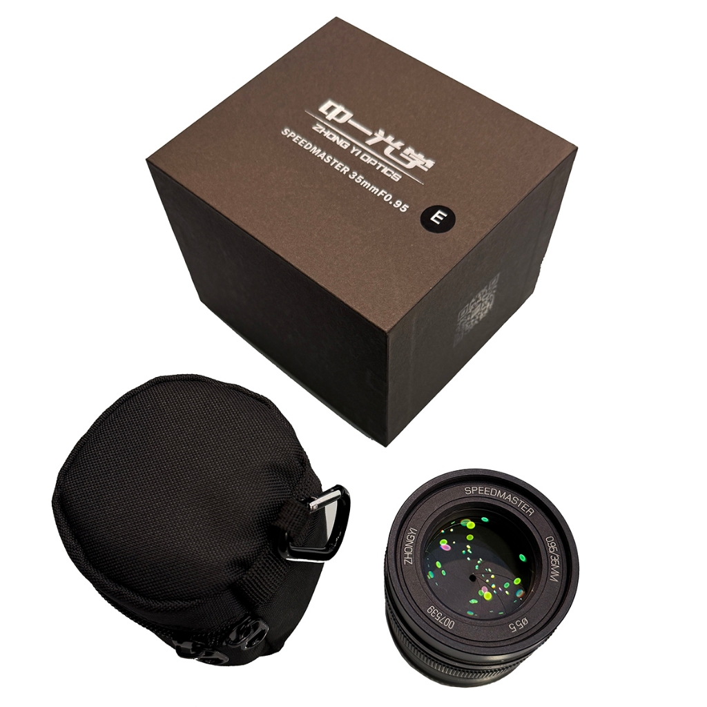 Zhongyi 35mm F0.95 Mitakon Speedmaster Mark II Lens (F/0.95 De-Clicked Aperture For Sony APS-C E Mount)-7daydeal