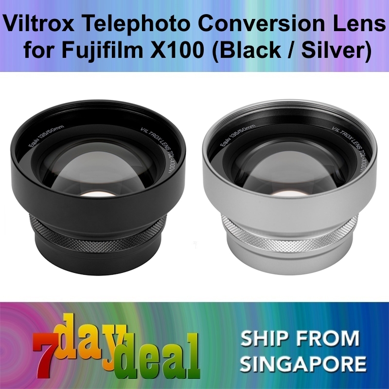 Viltrox TCL-X100VI Telephoto Conversion Lens for Fujifilm X100 Series Cameras (Black / Silver)