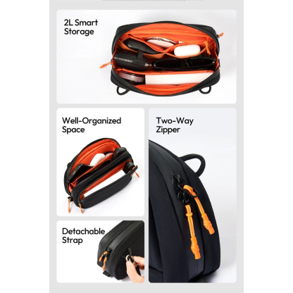 Ulanzi YY08 TechLite Sling Bag 2L (Black B175 or Gray B176)