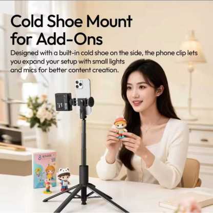 Ulanzi MT86 Automatic Quick Release Mobile Phone Selfie Stick Tripod (S023)