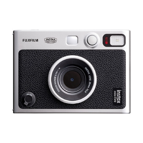 FUJIFILM Instax Mini EVO Hybrid Instant Camera Type C version (Black / Brown)